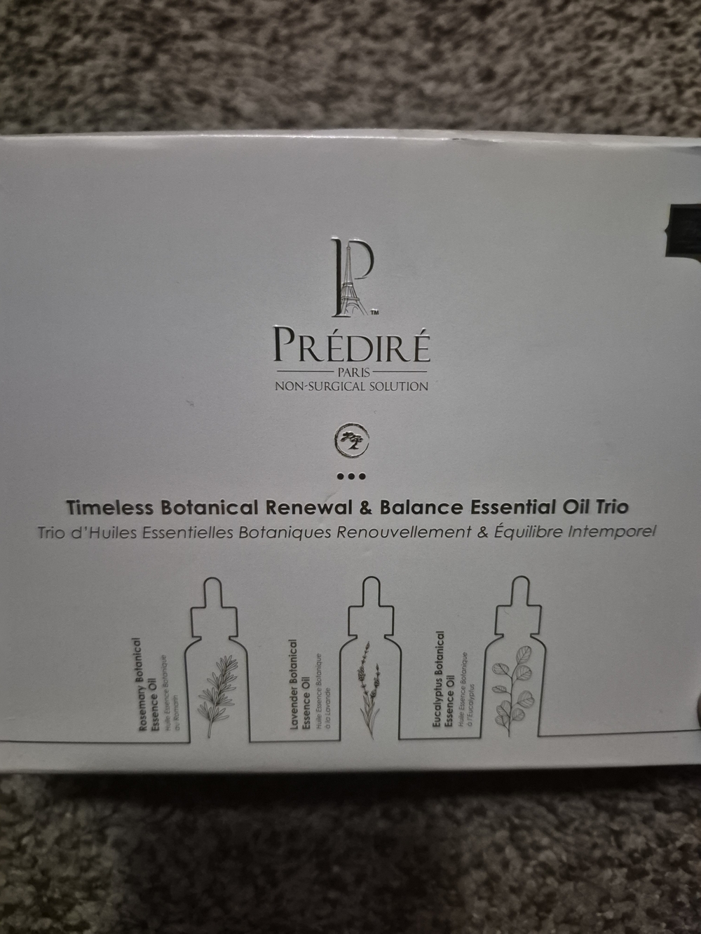 Timeless Botanical Renewal & Balance Essential Oil Trio - White